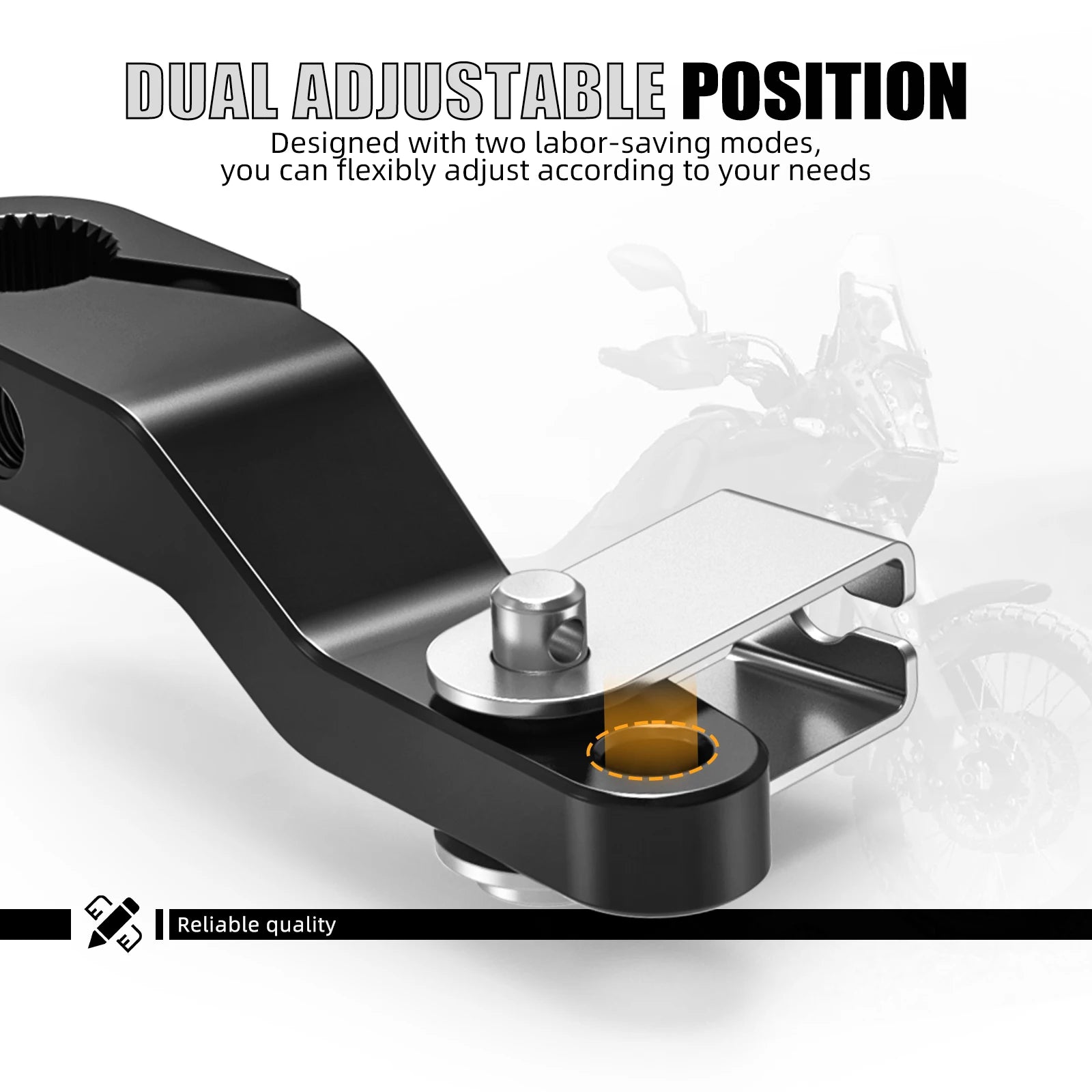Yamaha Ténéré 700 / XTZ700 2019–2024 / XSR700 / MT-07 NICECNC Shorty Brake Clutch Lever & Clutch Arm – CNC 6061-T6 Aluminum – Blue / Black – $44–$167