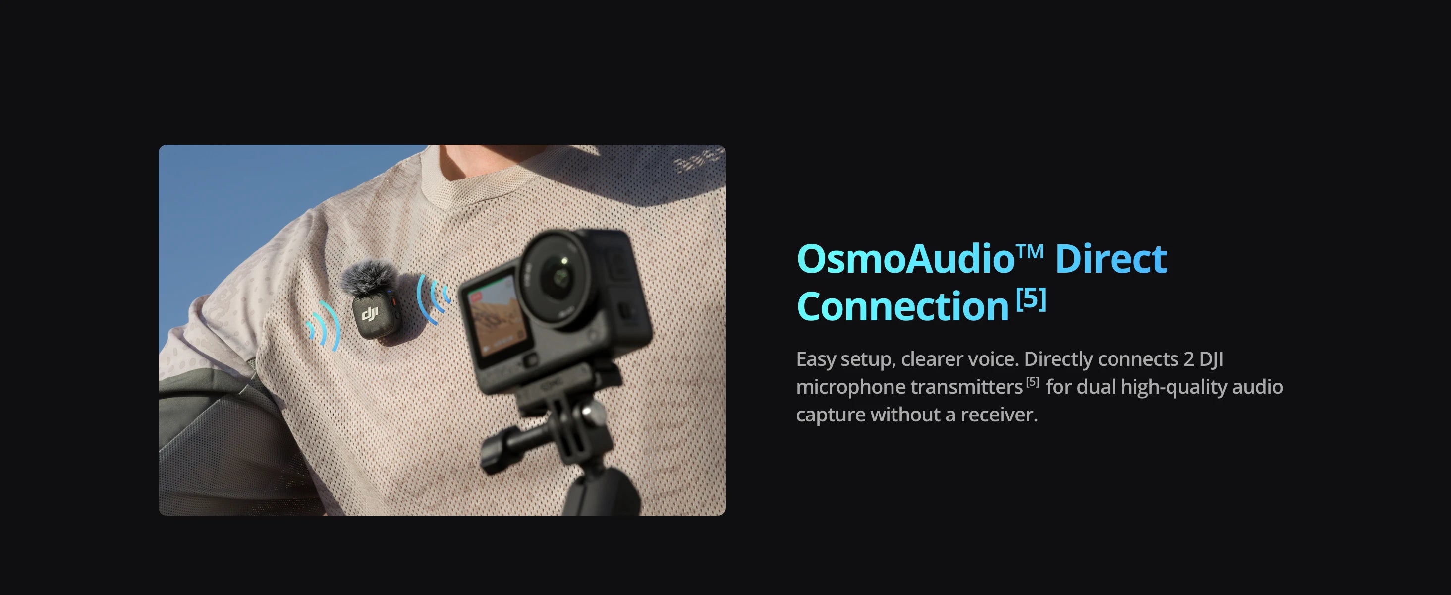 DJI Osmo Action 6 Adventure Combo 8K Waterproof Action Camera Variable Aperture f/2.0 HorizonSteady 360° 20m Underwater 50GB Built-in Storage Dual Mic Gesture Voice Control for Travel Motorcycle Vlog