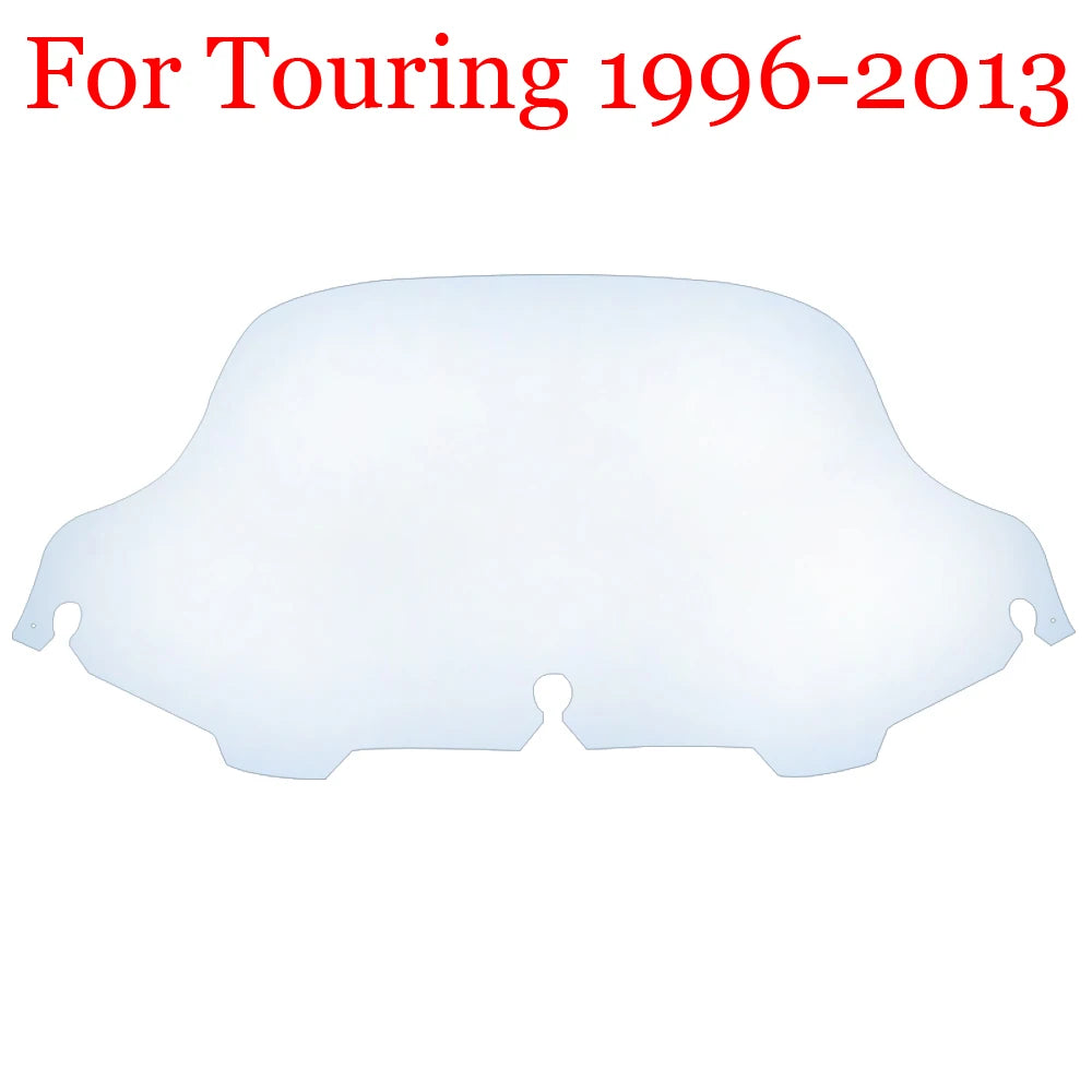 4.5-10.5" Motorcycle Windshield Fairing Windscreen for Harley Touring Electra Street Glide Ultra Limited 96-2022 Wind Deflector – TrichTu Mount ABS Black Clear Smoke 4.5in 6in 7in 8in 9in 10.5in