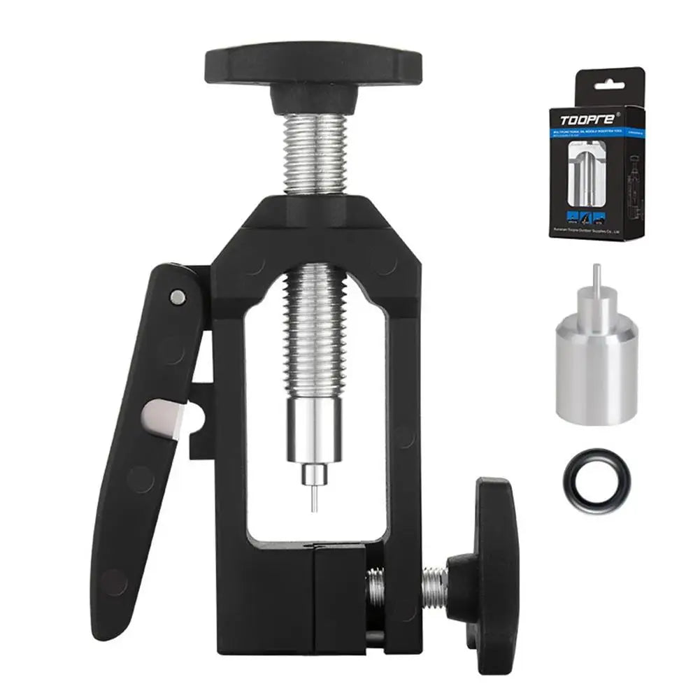 Hydraulic Disc Brake Hose Cutter and Oil Needle Installation Tool – Brake Line Tools – U-Guide Precise Cutting for Bicycle Hydraulic Brake Hose – Aluminium Blue or Nylon Black – from $32