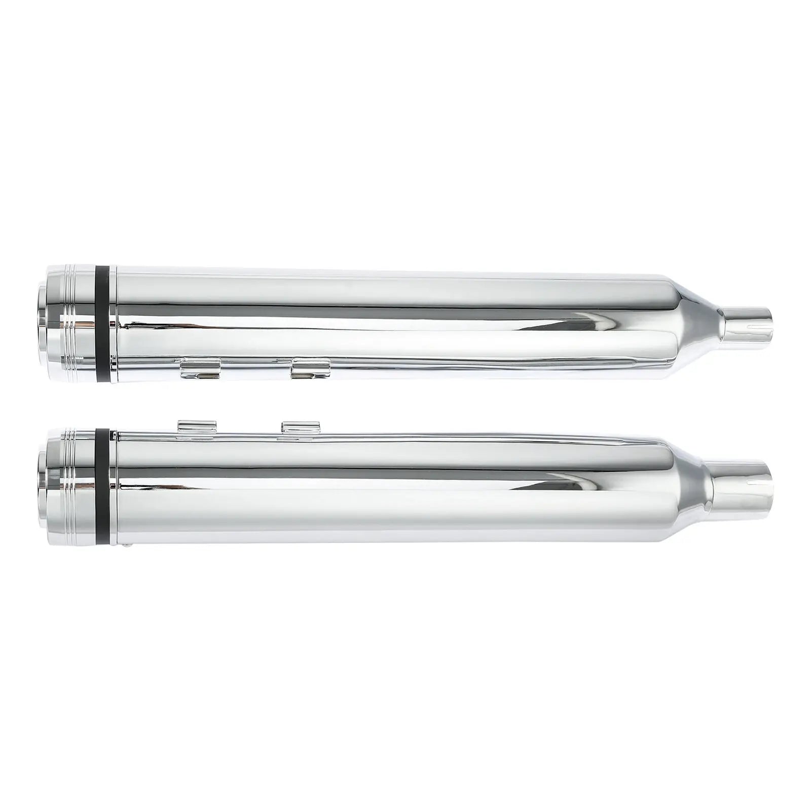 4.33" Megaphone Slip-On Exhaust Pipes For Harley Touring Street Electra Glide Road King 2017-2025 Motorcycle