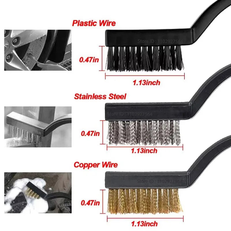 ZFOUEK 17-Piece Car Detailing Brush Set
