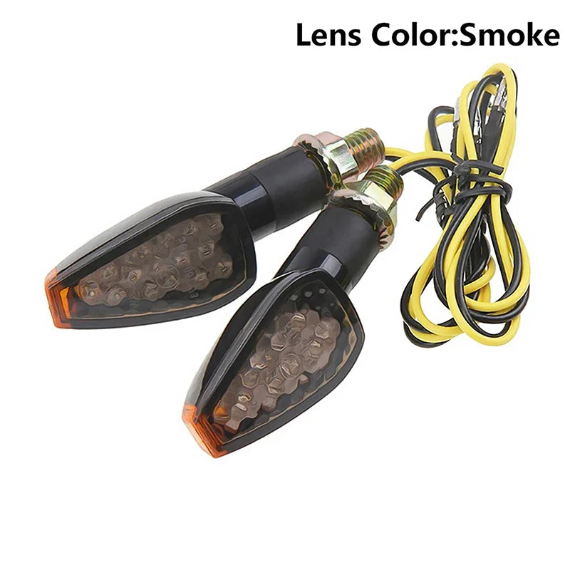 LED Turn Signal Bulbs – 12V Amber 10mm Universal Motorcycle Indicator