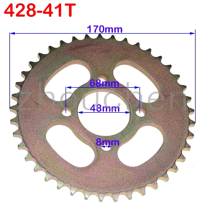 428 Rear Sprocket 48mm Pit Bike 5 Colors