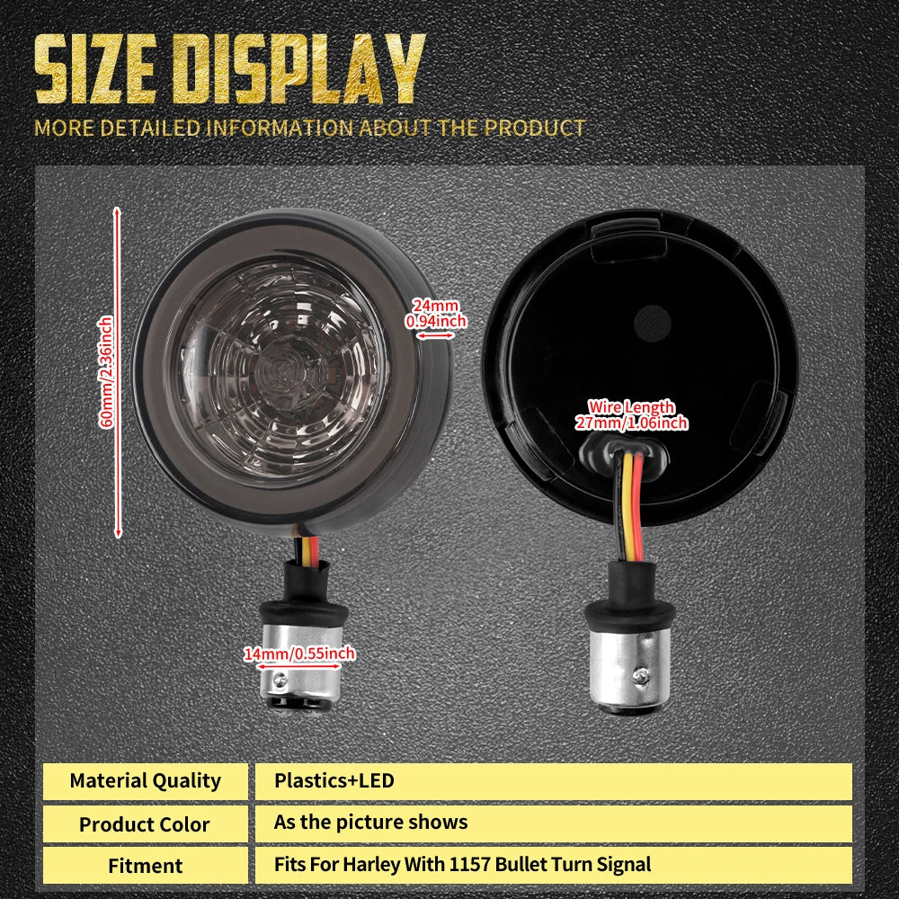 LED Turn Signal Bulbs – 1157 LED Indicator Light for Harley-Davidson