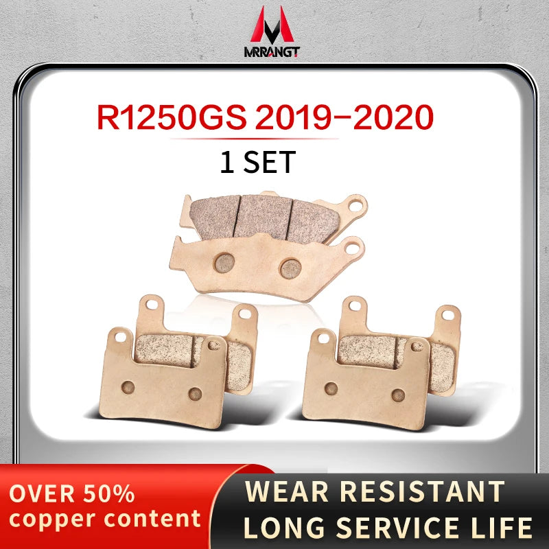 Sintered Metal Brake Pads for BMW R1200GS R1200RT R1250R R1250RT R1250SE R1250LE R1250GS ADV – Brake Pad Tools – Front / Rear – from $18