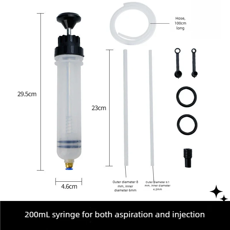 Manual Vacuum Oil Extractor Syringe with