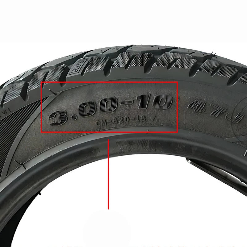 3.00-10 / 3.50-10 10" Tubeless Scooter Tire – Front/Rear for Honda, Yamaha, Suzuki, Kymco & More