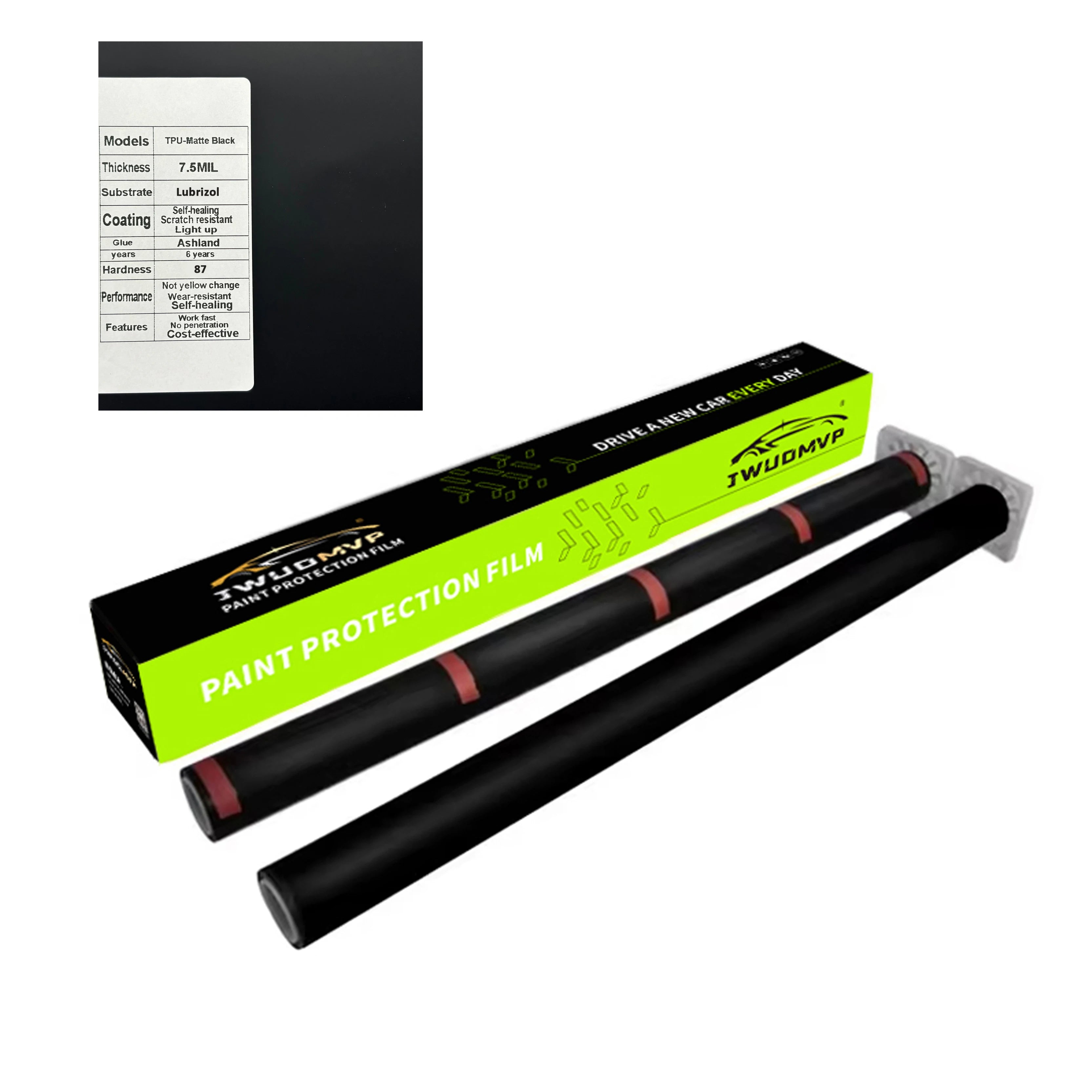 TPU PPF Bulk Roll 1.52×15m – Self-Healing Paint Protection Film – BASF / Covestro / Lubrizol – 7.5 / 8.5 / 10mil – Transparent / Gloss Black / Matte Black / Matte – $383–657
