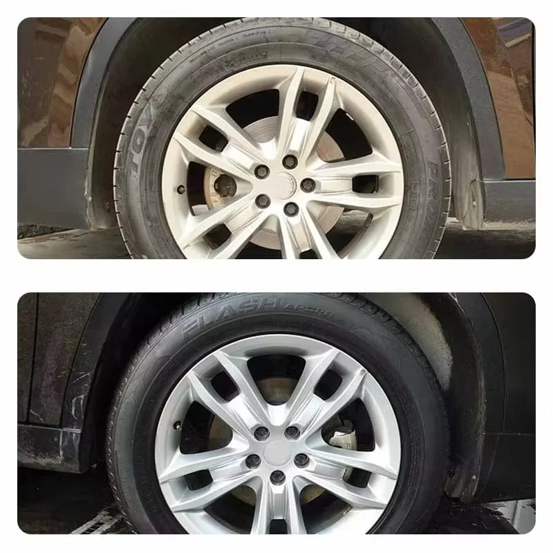 Tire Shine Spray – Black Gloss Tyre Coating Rubber & Plastic Restorer Anti-Aging Long-Lasting – 100ml – $21–99