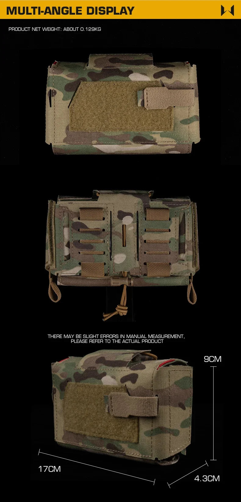Tactical  MD2 Compact Trauma Kit IFAK Medical First Aid Pouch Outdoors Hunting Camping Patrol Survival Equipment