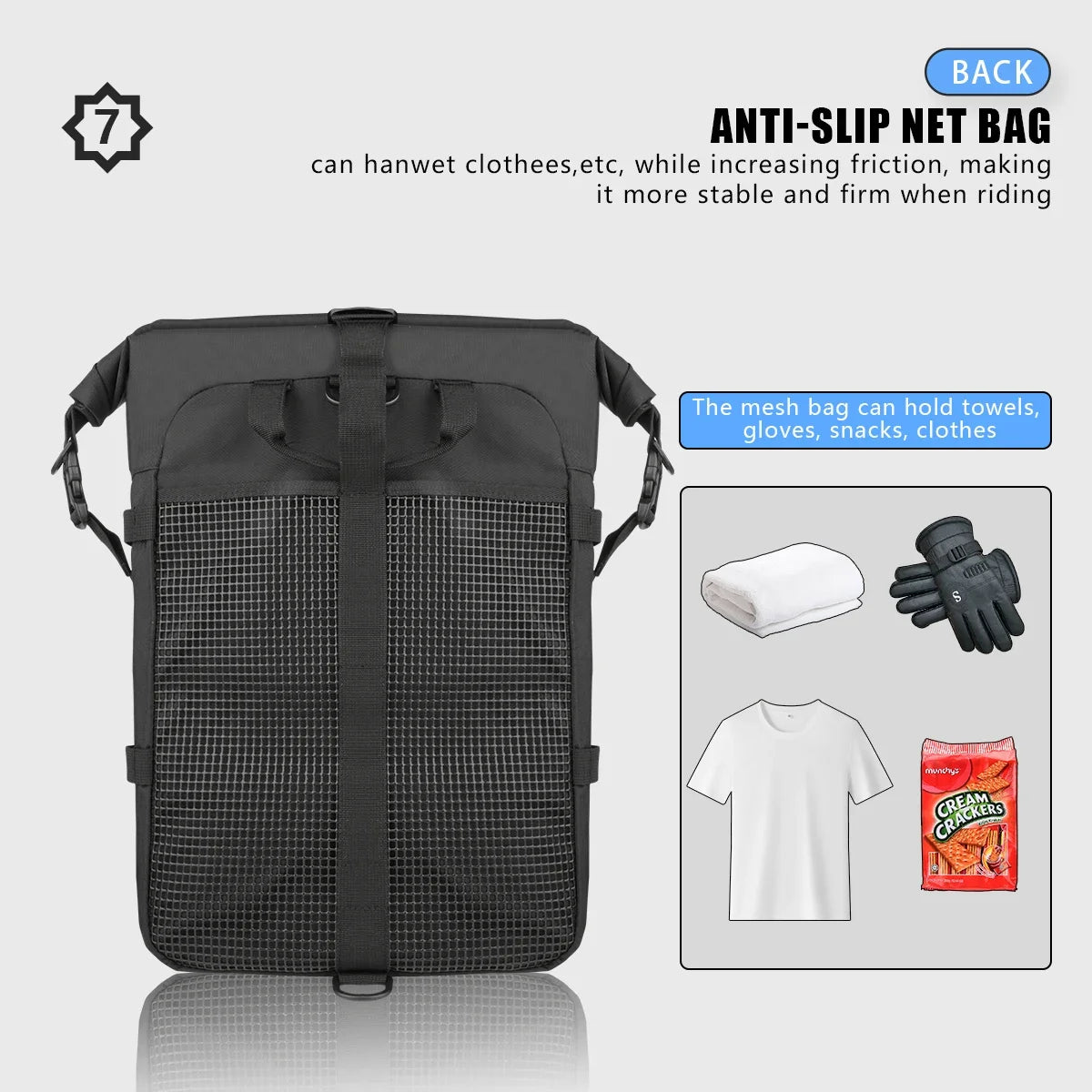 Motorcycle Backpack – Waterproof 8L–30L Cycling & Travel Bag