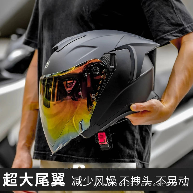 Half Helmet for Electric Vehicles with Extended Sizing