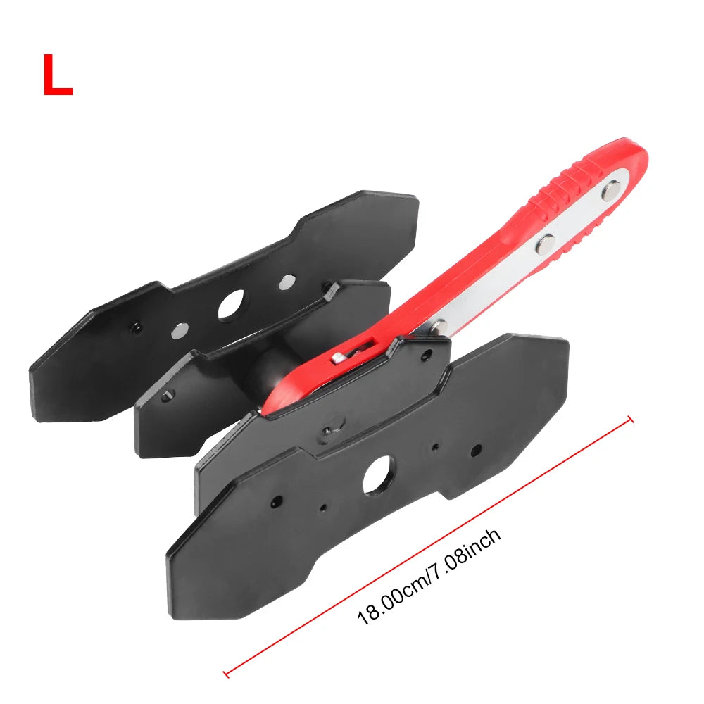 Disc Brake Caliper Ratchet Wrench Piston Spreader Compressor Tool – Brake Caliper Tools – 360° Swing Dual Piston Spreader for Car Motorcycle – S / L – Blue / Red – from $24