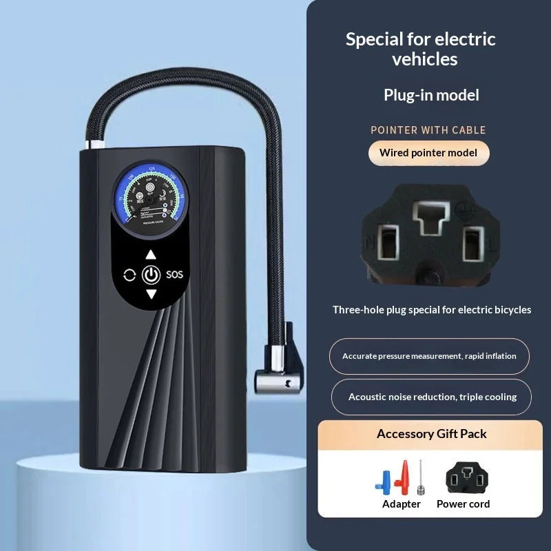 Portable Air Compressor – 150 PSI 12V Digital Tire Inflator