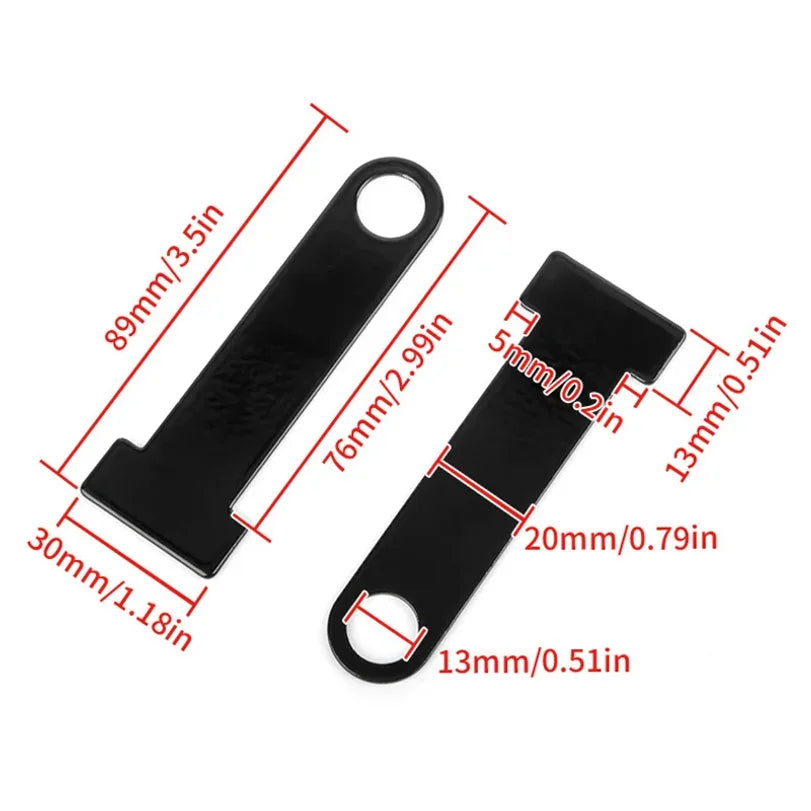 1 Pair Motorcycle Helmet Lock Buckle Anti-Theft Quick Release Fastener Secure Connector for Dirt Bike ATV Motorcycle Accessories – CNC Aluminum Alloy Black