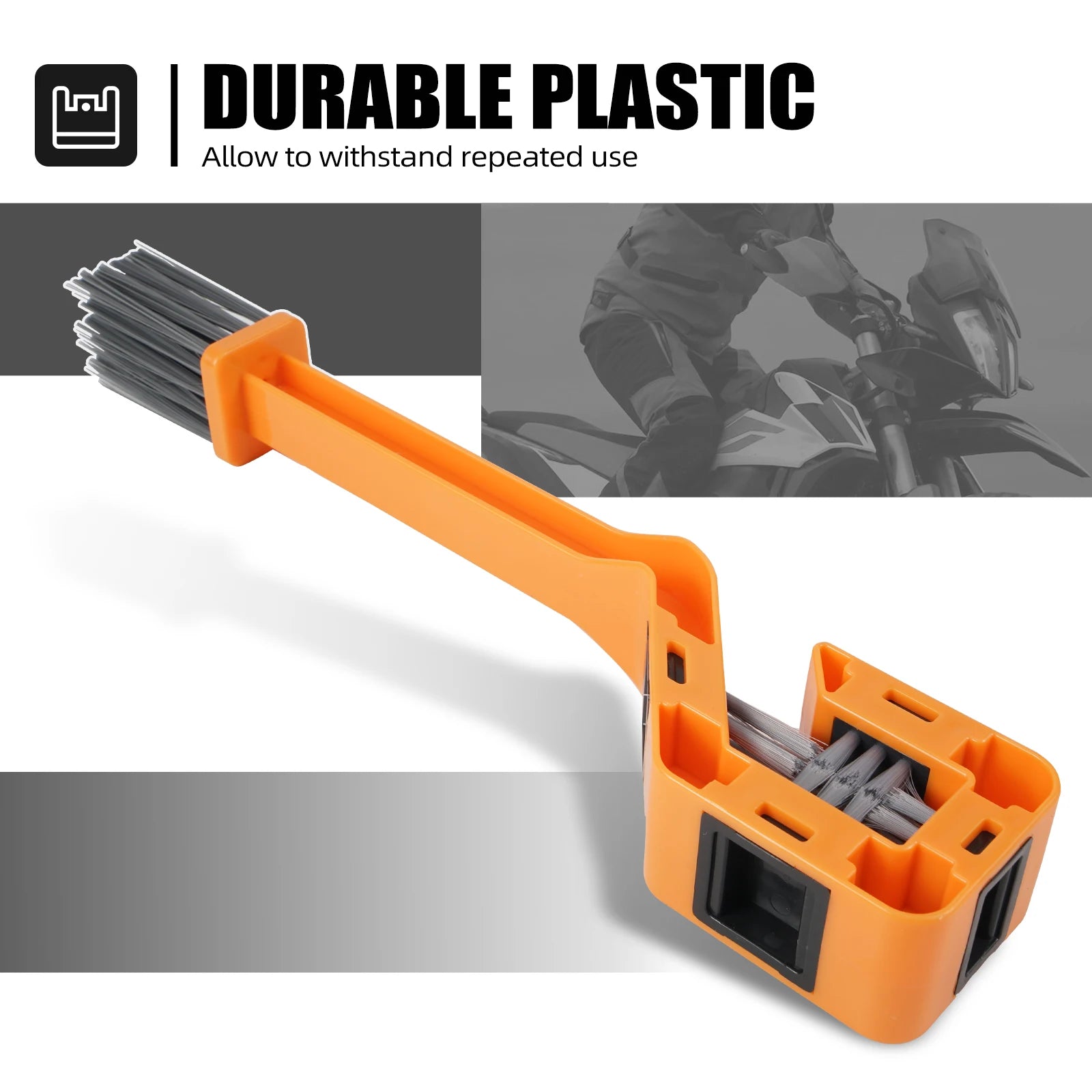 Universal Motocross & Off-Road Gear Chain Cleaning Brush Tool – KTM Husqvarna GasGas Beta Sherco Honda Yamaha Suzuki Kawasaki – $14