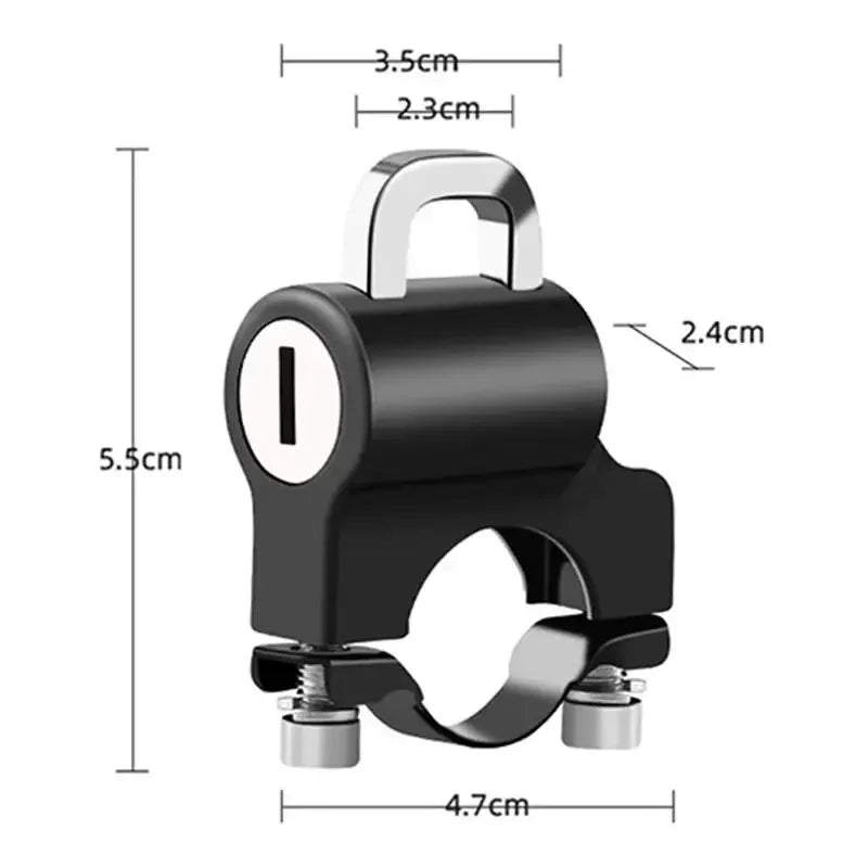Motorcycles Helmet Lock Anti-theft Helmet Lock Handlebar Mount Motorcycle Electric Motorbike Security Lock Accessories