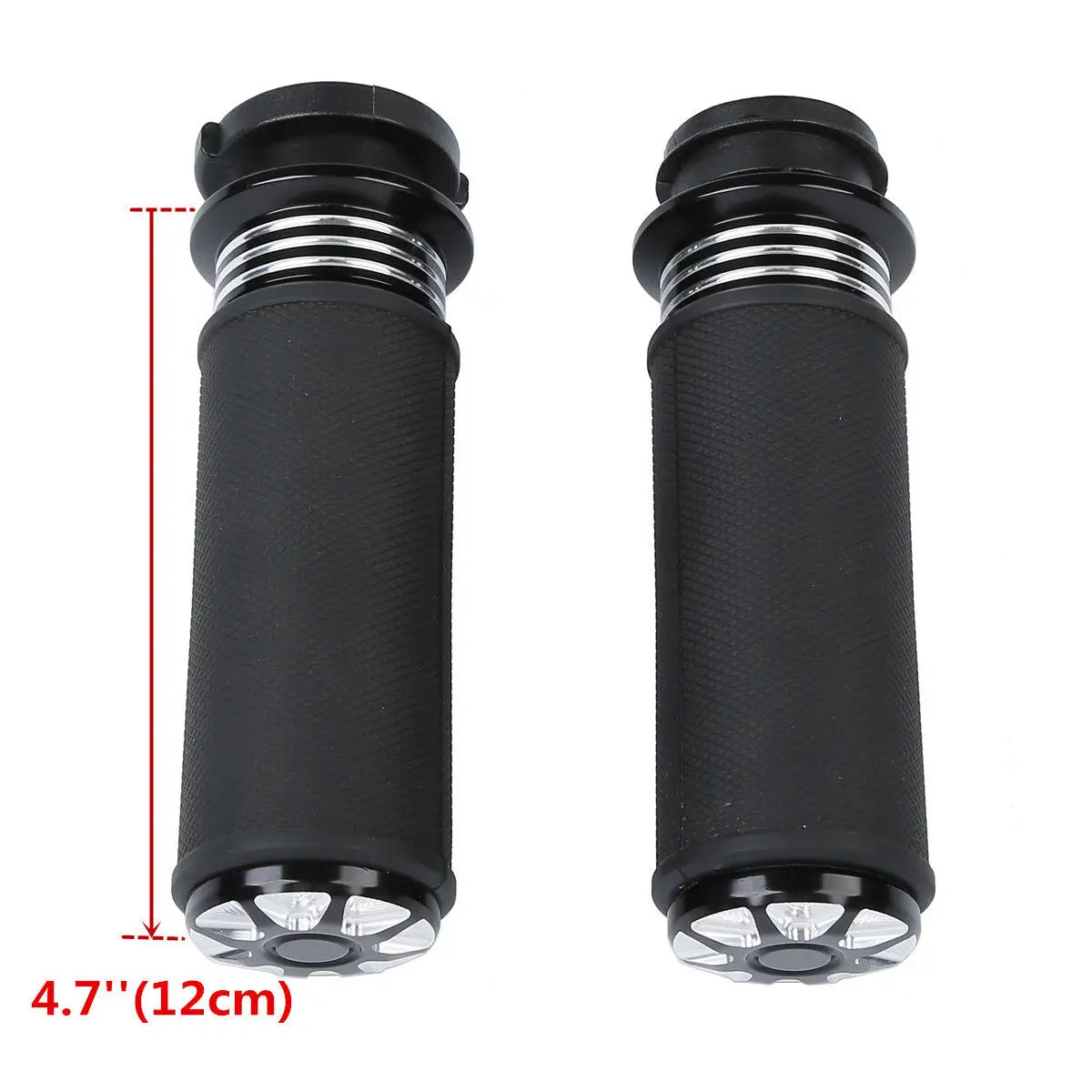 Electric 1" Hand Grips For Harley Softail Slim Fat Boy Touring Road King Street Glide Ultra Limited Motorcycle
