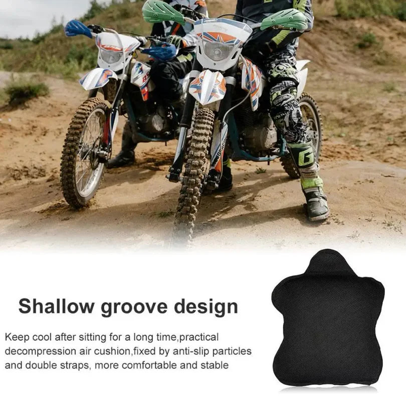 Motorcycle Seat Cushion – Gel Pad Breathable Anti-Slip Heat Insulation