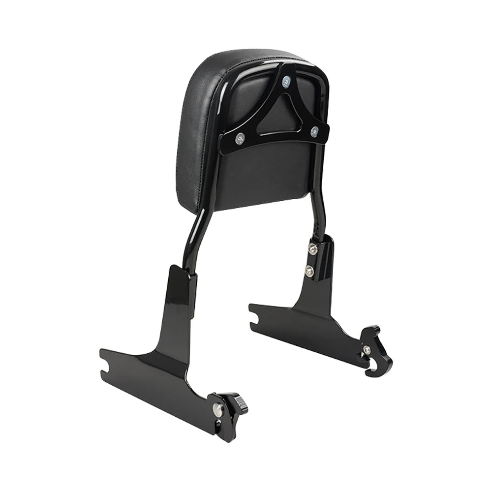 Motorcycle Rear Passenger Detachable Sissy Bar Backrest With Cushion Pad Fit For Harley Softail Heritage Classic 2000 - 2017