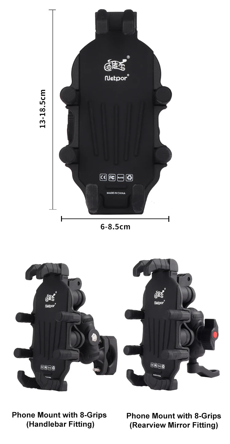 Wireless Charging Phone Mount – 15W, 33W Type-C