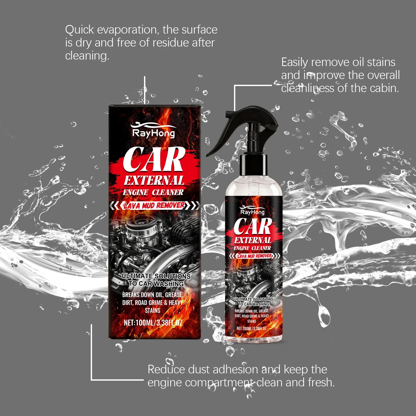 eelhoe No-Rinse Engine Cleaner