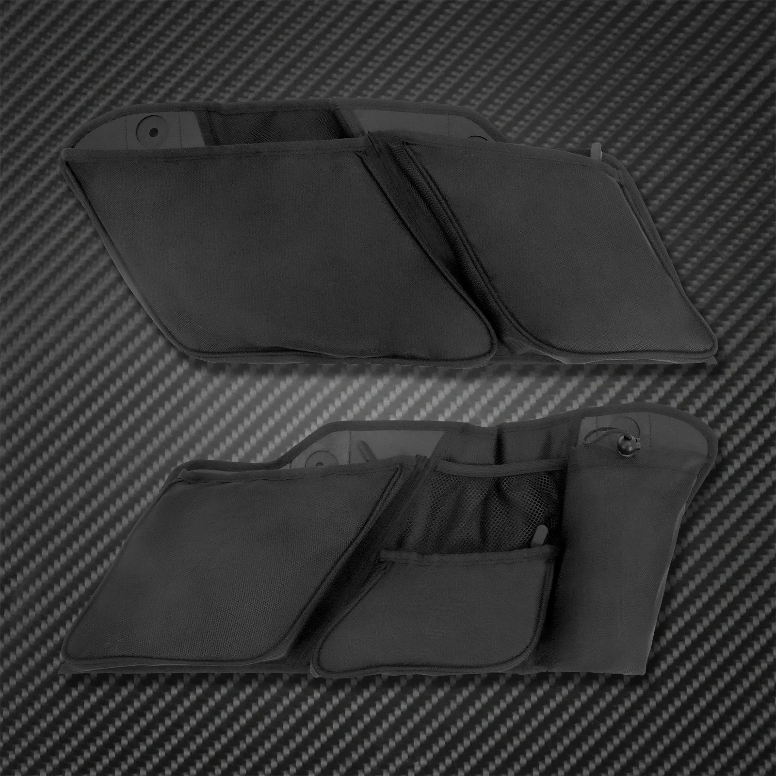 MACTIONS Motorcycle Inner Tool Bags Liners Organizer Storage Saddlebag for Harley Touring Road King FLHR Street Glide Electra Glide FLHX 2014-Up – Nylon (1 Pair)