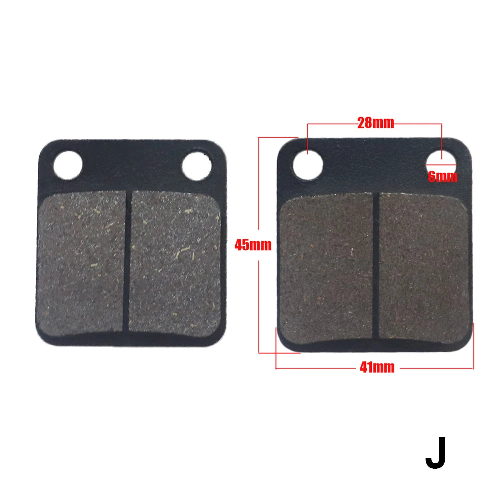 Motorcycle Brake Pads 50cc–250cc – Brake Pad Tools – ATV Quad Go Kart Chinese Dirt Pit Bike Scooter Hydraulic Front / Rear – Metal – 1 Pair – $15