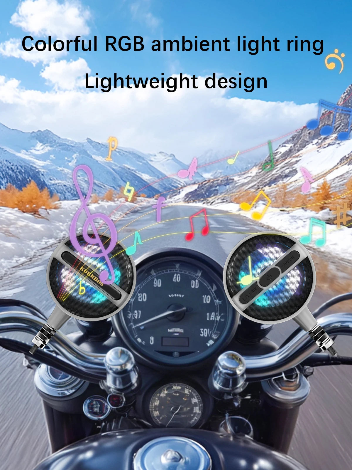 Motorcycle Speakers – Waterproof Bluetooth 12V Sound System