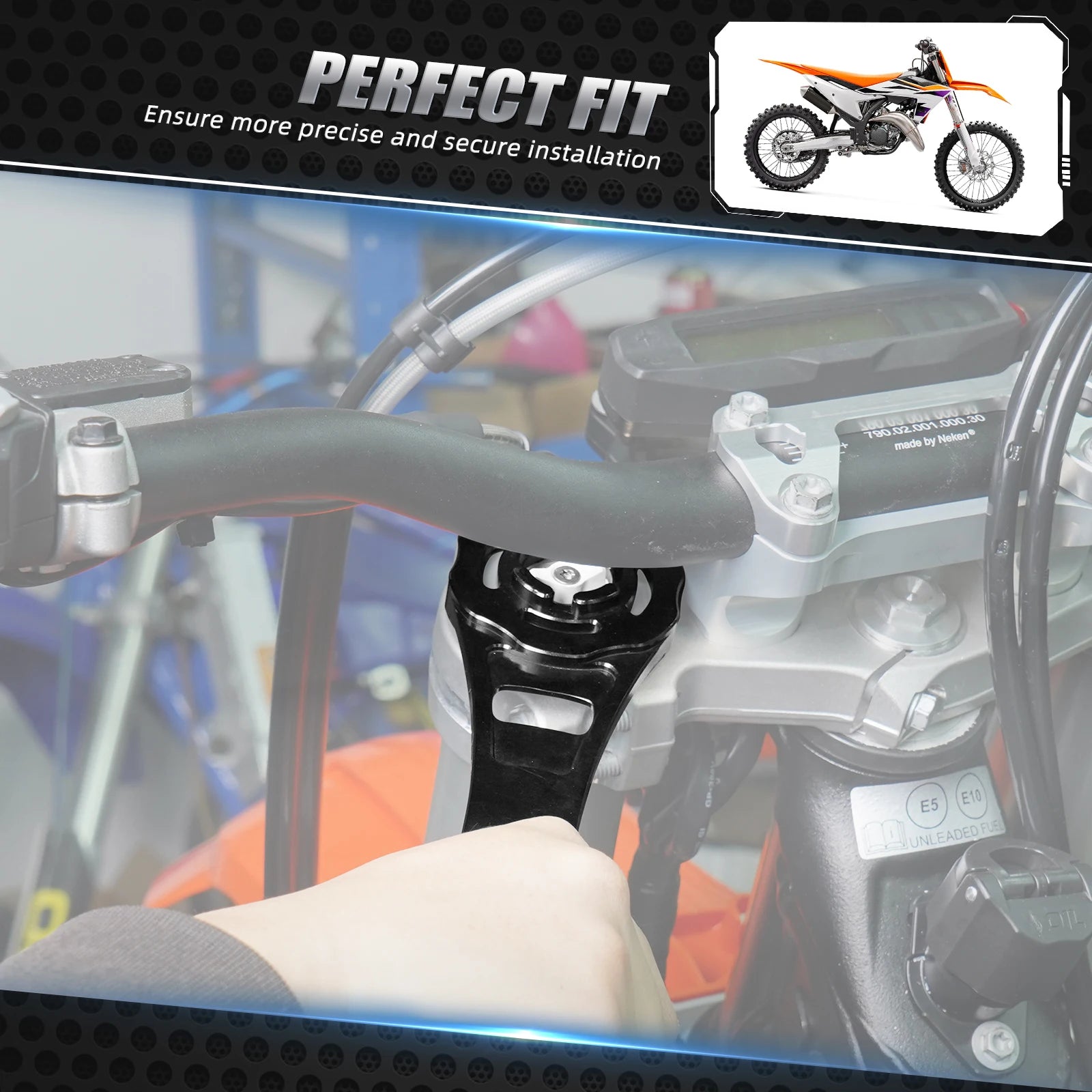 NICECNC 48mm Fork Cap Suspension Tool – WP XACT-USD Closed Cartridge – 7075 Aluminum – KTM / Husqvarna / GasGas 2023–2024 – $39