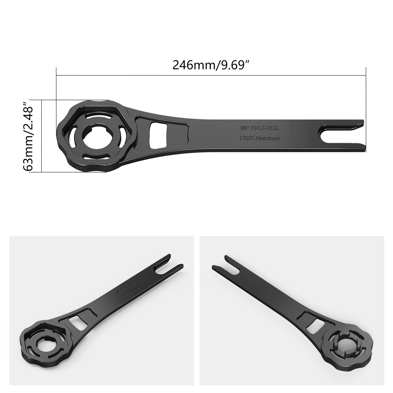 NICECNC 48mm Fork Cap Suspension Tool – WP XACT-USD Closed Cartridge – 7075 Aluminum – KTM / Husqvarna / GasGas 2023–2024 – $39