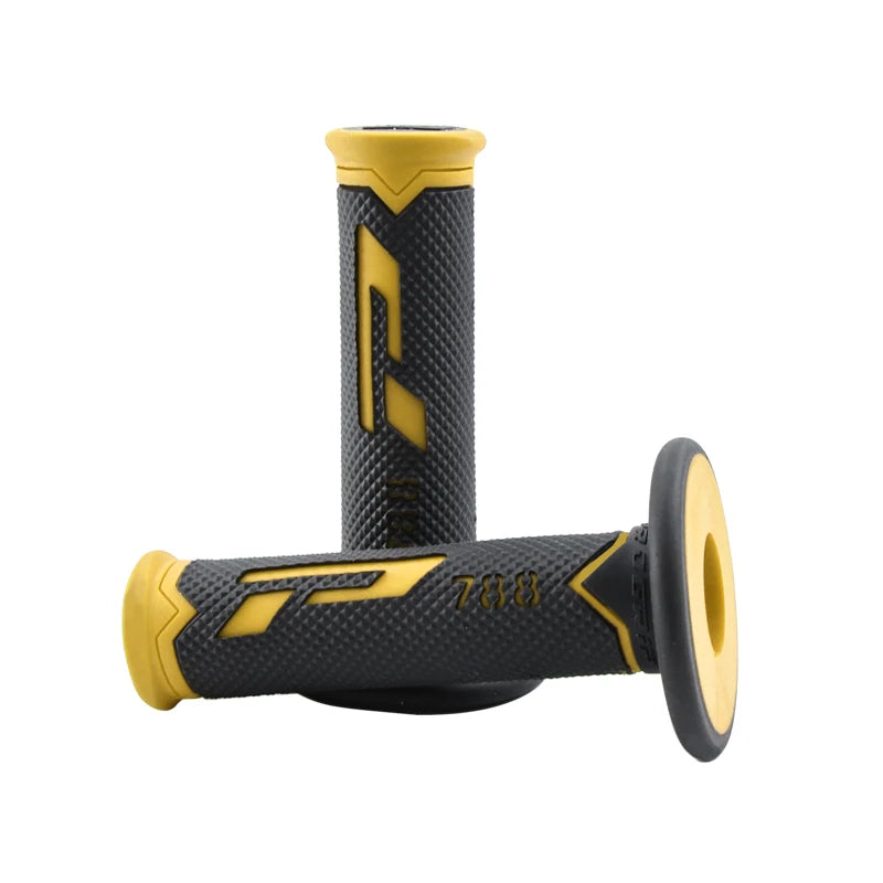 Motorcycle Handlebar Grips 7/8" 22mm 24mm Gel Rubber Universal Anti-Slip Racing Grips for ATV Dirt Pit Bike Motocross Scooter MTB Bicycle – 6 Colors