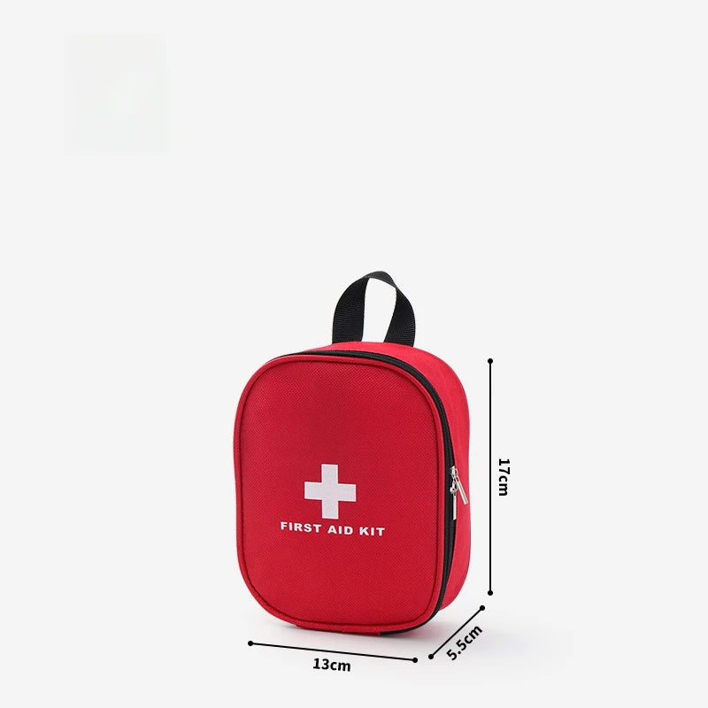 Outdoor Portable First Aid Kit Emergency Bag Household Medicine Storage Bag Partitioned Medical Cabinet Single-Shoulder Backpack