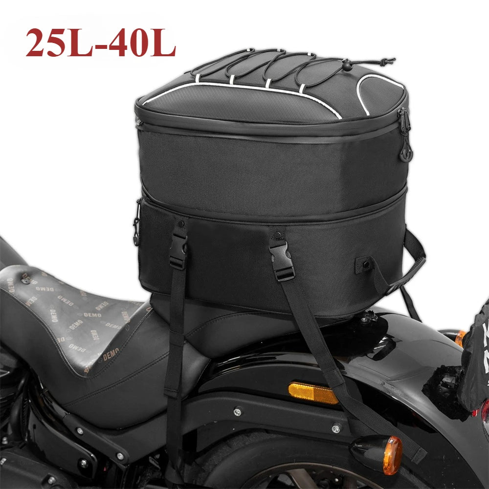 Motorcycle Backpack – KEMIMOTO Waterproof 7L–12L Expandable Riding Bag