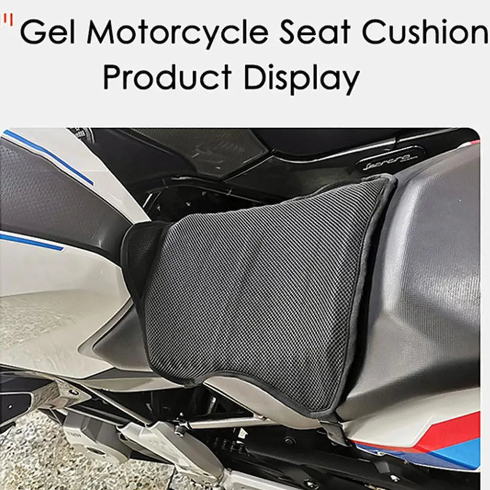Motorcycle Seat Cushion – Gel Pad Breathable Anti-Slip Heat Insulation