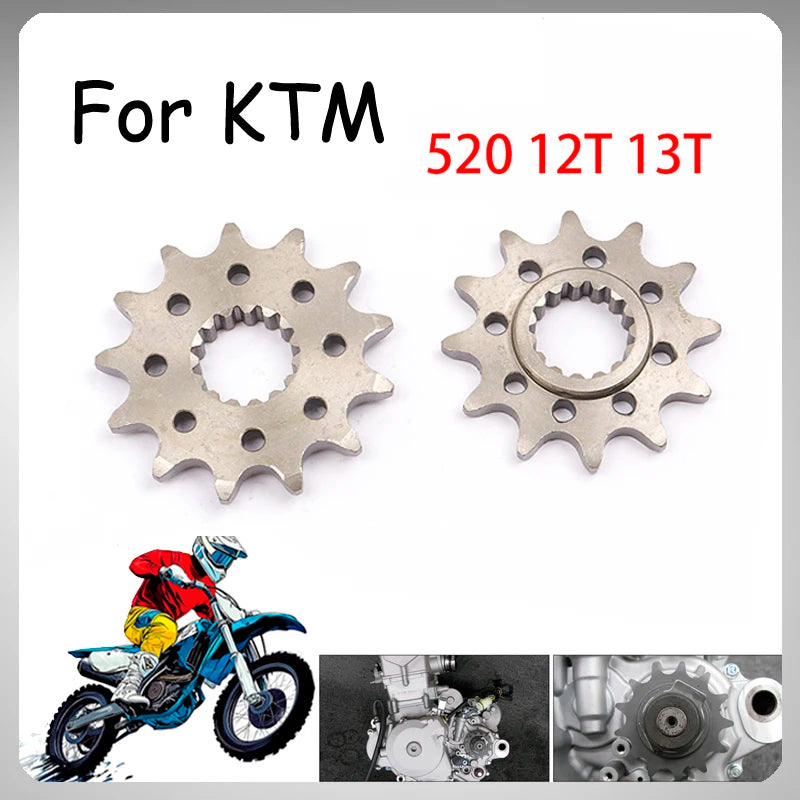 520 Front Sprocket 12T 13T KTM SXF EXC