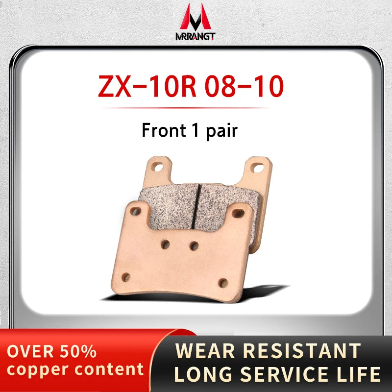 Sintered Metal Brake Pads for Kawasaki ZX-10R 2004–2015 Z1000 Z1000SX 2010–2017 – Brake Pad Tools – Front / Rear / Set – from $26