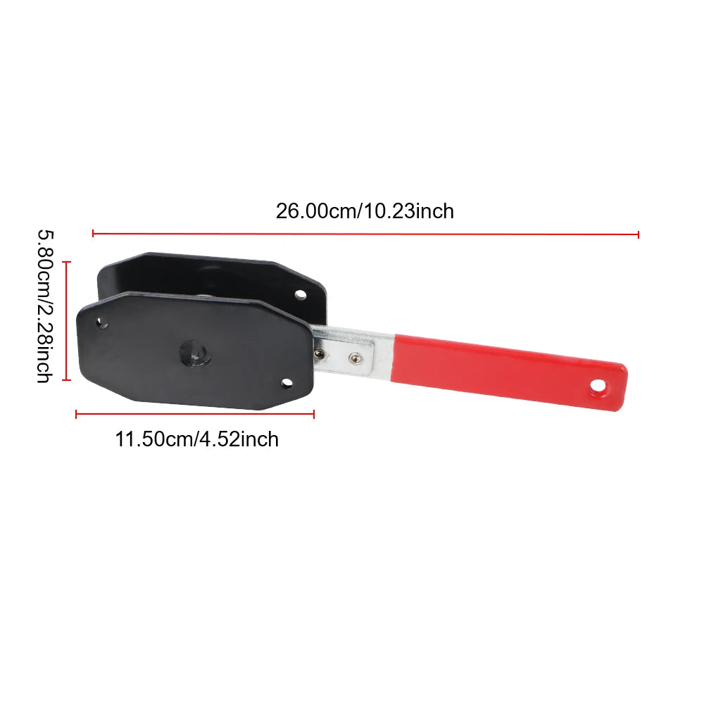 Disc Brake Caliper Ratchet Wrench Piston Spreader Compressor Tool – Brake Caliper Tools – 360° Swing Dual Piston Spreader for Car Motorcycle – S / L – Blue / Red – from $24