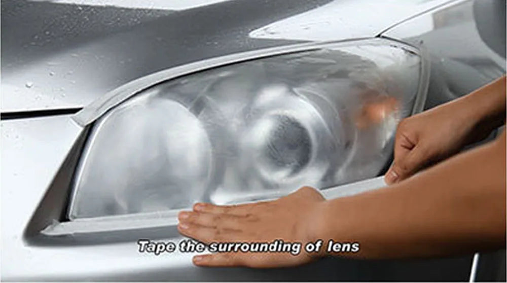 Professional Car & Motorcycle Headlight Restoration Kit – Wet Sand + Polish + UV Protect – Removes Yellowing Scratches – Car / Motorcycle / ATV – 24 Set Options – $40