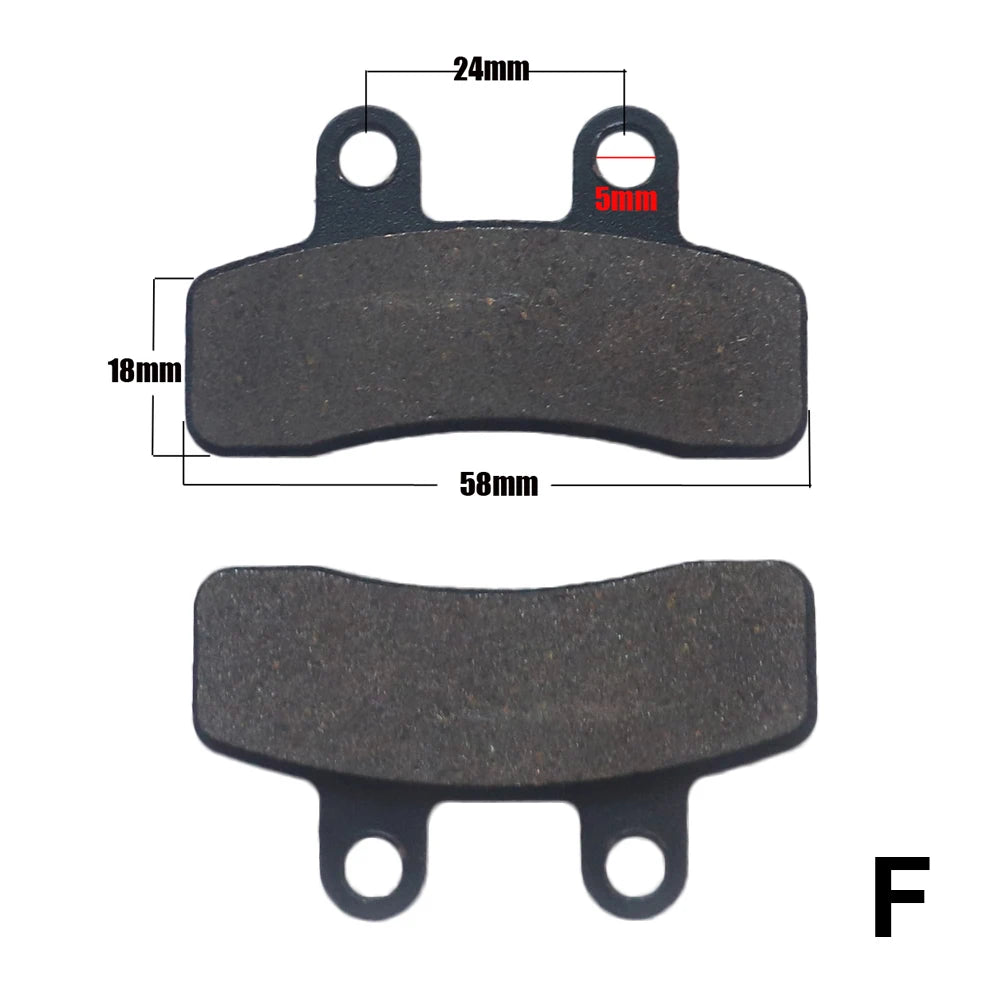 Motorcycle Brake Pads 50cc–250cc – Brake Pad Tools – ATV Quad Go Kart Chinese Dirt Pit Bike Scooter Hydraulic Front / Rear – Metal – 1 Pair – $15