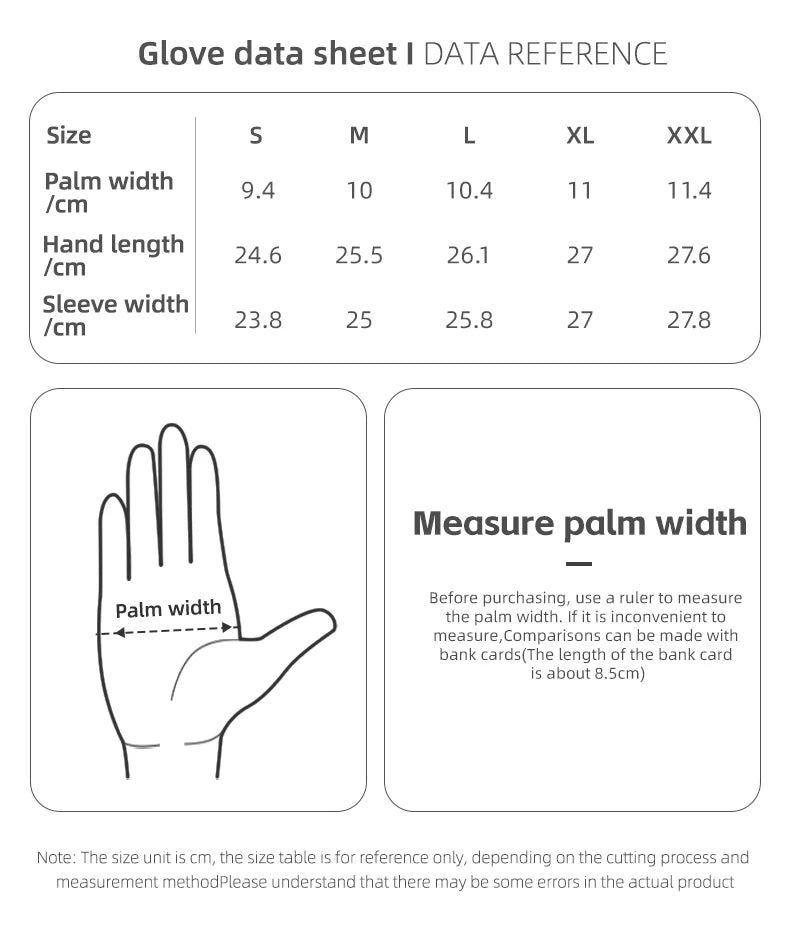 ROCKBROS Winter Warm Bike Gloves Touch Screen Windproof Thermal Motor Bicycle Gloves Men Women SBR Pad Shockproof Cycling Gloves