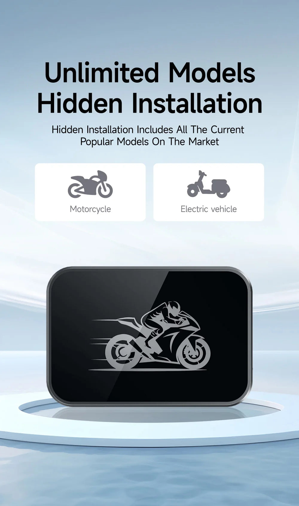 JIUYIN Dual Lens Motorcycle Dash Cam 720P/1080P Front & Rear Waterproof WiFi Night Vision Loop Recording Motorcycle Camera DVR Black Box G-Sensor