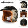 Open Face Helmets – DOT Certified Retro Motorcycle Helmet, Cafe Racer & Street Riding for Men