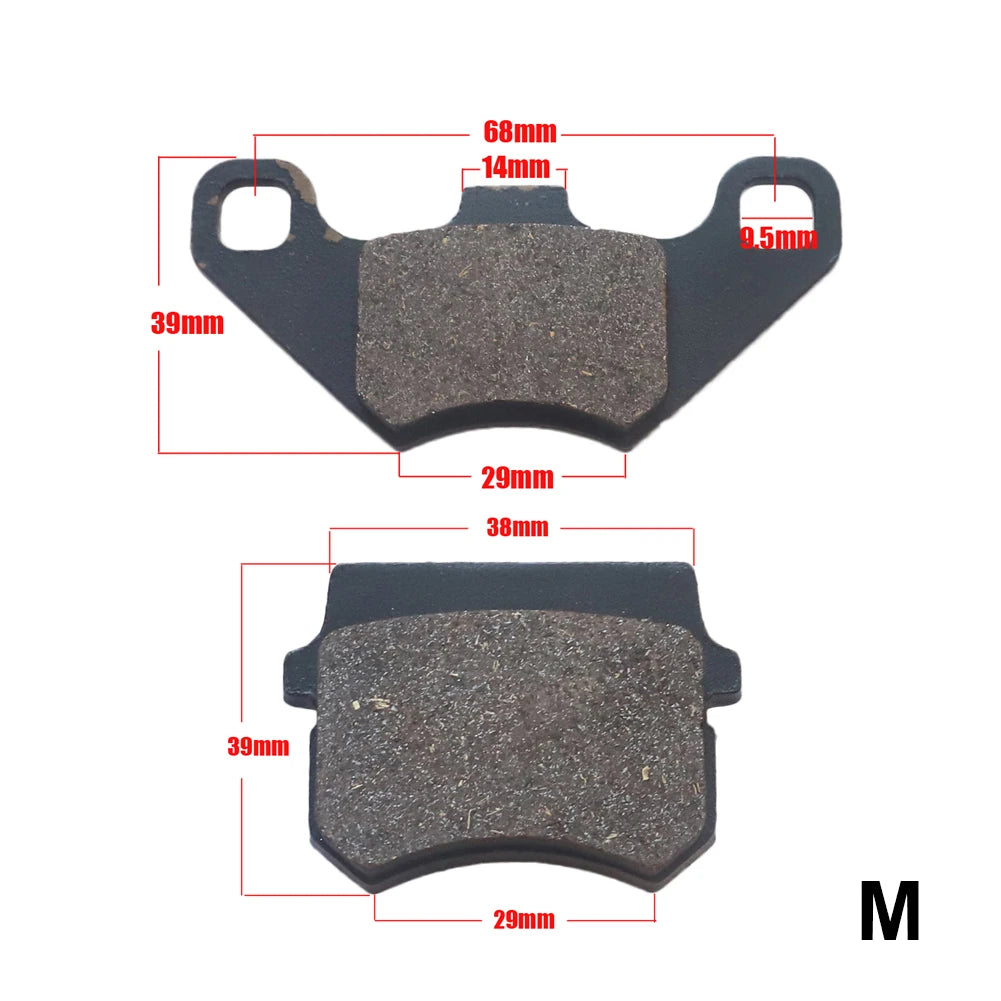 Motorcycle Brake Pads 50cc–250cc – Brake Pad Tools – ATV Quad Go Kart Chinese Dirt Pit Bike Scooter Hydraulic Front / Rear – Metal – 1 Pair – $15