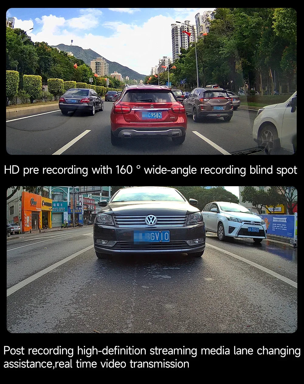JIUYIN Dual Lens Motorcycle Dash Cam 720P/1080P Front & Rear Waterproof WiFi Night Vision Loop Recording Motorcycle Camera DVR Black Box G-Sensor
