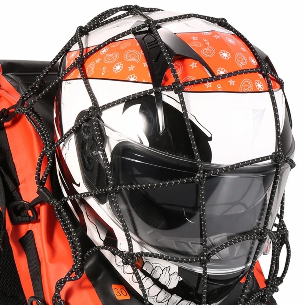 Motorcycle Backpack – Waterproof Full Face Helmet & Reflective Travel Bag