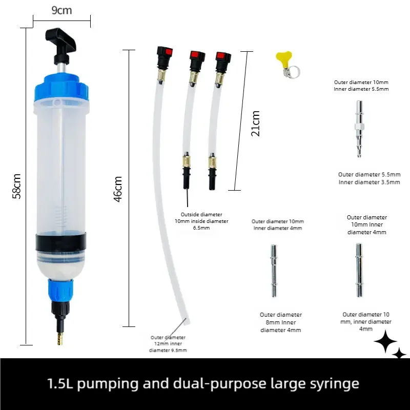 Manual Vacuum Oil Extractor Syringe with