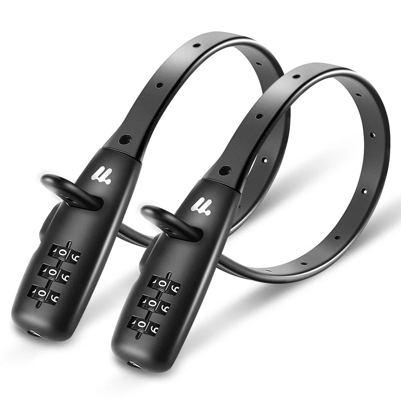 WEST BIKING Anti-theft Bike Tie Lock Portable Security 3 Digit Bike Helmet Lock Motorcycle Scooter  Zinc Alloy Bicycle Tie Lock