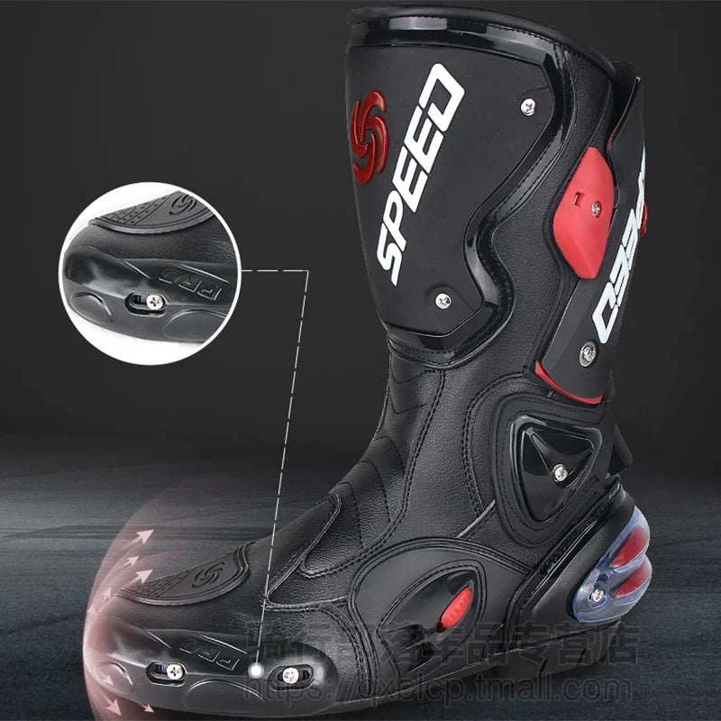 Riding Boots – Riding Tribe Men’s Motocross Off-Road Motorcycle Racing Boots